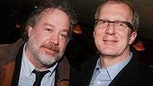And he won his first Tony in 2007.Spring Awakening producer Tom Hulce. Here withAugust: Osage County playwright Tracy Letts.