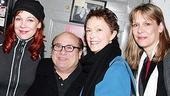 Danny with the ladies: Mariann Mayberry, Deanna Dunagan and Amy Morton. 