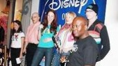 The rest of the gang joined Boggess and Burgess on stage to answer a few questions from the audience.