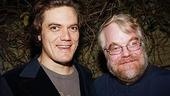 The director with one of the stars of Little Flower, Michael Shannon, who plays Danny.