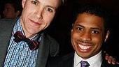 Cry-Baby's Christopher J. Hanke with Chester Gregory II, who also starred as Seaweed in Hairspray.