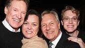 Stars Charles Kimbrough, Rosie O'Donnell, director Walter Bobbie and Shonn Wiley crowd in for one last shot.
