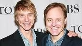 Les Liaisons Dangereuses Leading Actor nominee Ben Daniels with that show's nominated scenic designer Scott Pask.