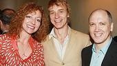 Nominees Julie White and Ben Daniels bond with presenter Charles Busch.