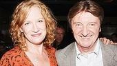 Proof reunion! Larry Bryggman, whose character in Occupant is simply called The Man, gets chummy with former co-star Johanna Day. 