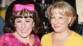 Hairspray's newest Tracy Turnblad, Marissa Perry, looks thrilled to be posing next to the Divine Miss M.