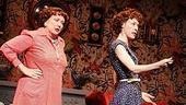 Gal pals Kathy Fitzgerald and Veanne Cox (as Doris and Sister) share a little girl talk. 