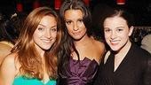 A trio of ravishing Wendlas: Lea Michele, the original Wendla, flanked by Christy Altomare (who will tour as Wendla) and Alexandra Socha, currently playing the role on Broadway.