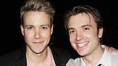 Christopher J. Hanke, posing here with former Cry-Baby co-star James Snyder, is set to take over the role of Claude in Hair starting on August 17.