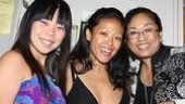 Three generations of Connie: former cast member Yuka Takara poses with replacement J. Elaine Marcos and original Chorus liner Baayork Lee.