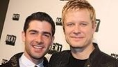 Broadway's last Mark and Roger, Adam Kantor and Will Chase, hit the red carpet.