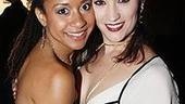 Take them for what they are: two very talented ladies! Onstage lovers and closing night cast members Tracie Thoms and Eden Espinosa. 