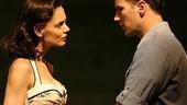 Katie Holmes as Ann Deever and Patrick Wilson as Chris Keller in All My Sons.