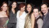 Heights stars Andrea Burns, Mandy Gonzalez, Janet Dacal, Robin De Jesus and Rick Negron surround their gal, Karen Olivo.