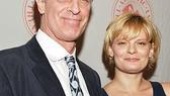 It’s a family affair as father-daughter acting duo Keith Carradine and Martha Plimpton stroll in arm in arm. 