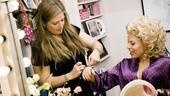 Megan Hilty backstage – bracelet