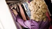 Megan Hilty backstage – closet