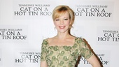 Hey, Sister Mae! Emily Bergl strikes a pose on opening night of Cat on a Hot Tin Roof.  
