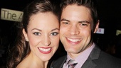 Cinderella winner Laura Osnes is beaming with her former Bonnie & Clyde co-star (and two-time previous winner) Jeremy Jordan.