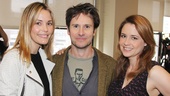 Reasons To Be Happy centers on a love triangle between Leslie Bibb, Josh Hamilton and Jenna Fischer. Josh plays Jenna's ex, who begins dating her best friend, played by Leslie.