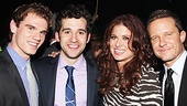 Peter and the Starcatcher Opening Night – Jay Armstrong Johnson – Adam Chanler-Berat – Debra Messing – Will Chase 