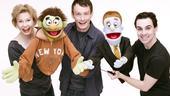 Avenue Q Final Cast Photo Shoot - Jennifer Barnhard - Christian Anderson - Robert McClure (nicky and rod)