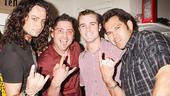 Mets and Yankees at Rock of Ages - Constantine Maroulis - Francisco Cervelli - David Robertson - Johnny Damon