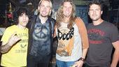 Nickelback at Rock of Ages - Jon Weber - Joel Hoekstra - Chad Kroeger - Ryan Peake 