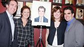 Brian d’Arcy James at Sardi’s – Andrew James - Colleen Kelly - Kate James
