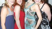 No more crinoline prom dresses here! Leading ladies Kirsten Bracken, Misty Cotton, Christina Decicco and Lindsay Mendez are celebrating in modern style...