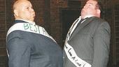 Competitor Steve Solis and 2008 winner Bob Greenberg do their best Hitchcock impressions.