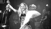 Kerry Butler first performance in Rock of Ages – Constantine Maroulis – Kerry Butler (curtain call grin)