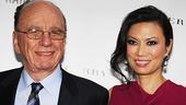 Media mogul Rupert Murdoch and wife Wendi.
