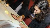 Swenson and Creel at Sardi’s – Will Swenson (signing)