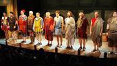 The many talented men of School and Keep Your Pantheon (costumed for the latter, obviously) take their opening night bows.