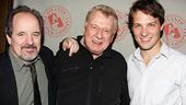 Comedy tonight! Keep Your Pantheon stars John Pankow, Brian Murray and Michael Cassidy, sans togas, are all smiles after a riotus night of laughs.