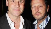 Hamlet director Michael Grandage beams with pride as he poses with his new Donmar artistic associate, Rob Ashford.