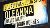 Oleanna opening – marquee