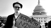 Hair at the National Equality March - Gavin Creel - Equality Now