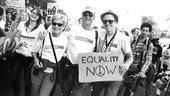 Hair at the National Equality March - Gavin Creel - parents