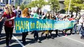 Hair at the National Equality March - Kacie Sheik