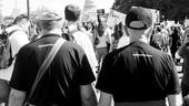 Hair at the National Equality March - Gay couple