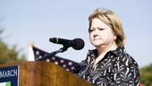 Hair at the National Equality March - Judy Shepard