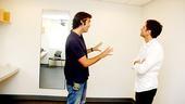 John Stamos Dressing Room - Carter Oosterhouse - John Stamos before final