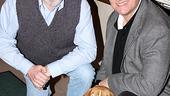 Uno, the adorable winner of the Westminster Kennel Club Dog Show, and longtime show co-host David Frei, drop by the Music Box Theatre for a visit with Best in Show and Superior Donuts star Michael McKean.