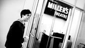 A Day in the Life with Matt Doyle - Matt Doyle entering theater