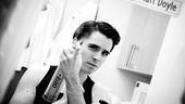 A Day in the Life with Matt Doyle - Matt Doyle hair finished