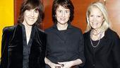 And here they are&mdash;award winners Nora and Delia Ephron are all smiles with their Love, Loss and What I Wore producer, Daryl Roth.