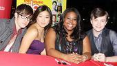 Glee CD signing – Kevin McHale – Jenna Ushkowitz – Amber Riley – Chris Colfer