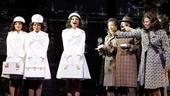 Margaret Hoffman as Michelle Morris, Adrienne Warren as Lorrell Robinson, Syesha Mercado as Deena Jones and the cast of Dreamgirls.